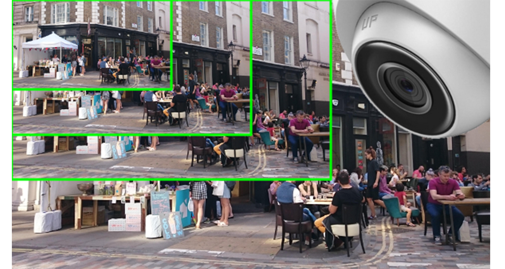 Comparison of CCTV cameras of varying resolution